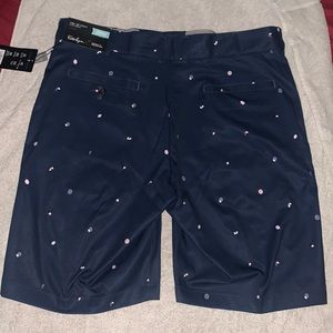 NWT Men’s Walter Hagen Perfect 11 Art Deco Print Golf Shorts